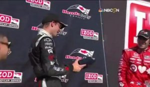 IndyCar: Comment bâcler sa remise de trophée