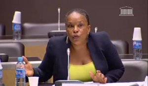 Affaire Cahuzac : Christiane Taubira s'énerve à l'Assemblée nationale face à un député UMP