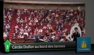 Top Média : Les larmes de Cécile Duflot à l’Assemblée nationale