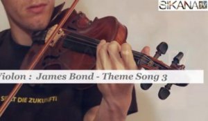 Cours violon : James Bond - Theme song 3 - HD