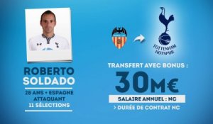 Officiel : Soldado rejoint Tottenham !
