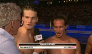 Le relais français fait un "hold-up" aux Mondiaux de natation