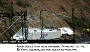 Accident de train en Espagne : ce que le conducteur a dit au juge