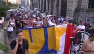 Sampdoria-OM : Le cortège des Ultras