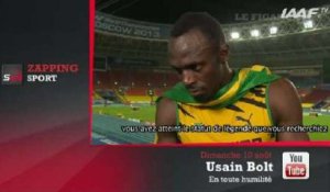 Zap' Sport : Bolt, humilité et showman