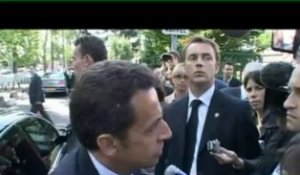 Nicolas Sarkozy défend le service minimum à l'école