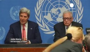 Syrie: Kerry et Lavrov d'accord pour se retrouver fin...