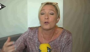 Marine Le Pen : "M. Fillon est dans une tactique de combat avec J-F Copé"