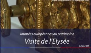 Les Journées européennes du patrimoine à l'Élysée comme si vous y étiez