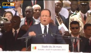 François Hollande au Mali: "Nous avons donné la plus belle leçon de solidarité" - 19/09
