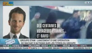 Lancement d'une opération de rachat d'actions sur les titres du groupe ETAM : Laurent Milchior dans Intégrale Bourse - 19/09