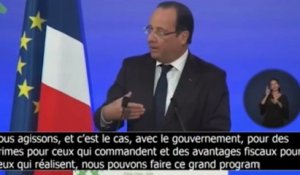 Ecologie : ce que propose Hollande aux particuliers