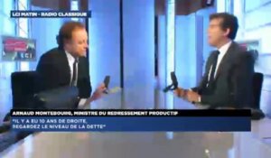 Arnaud Montebourg, invité politique de Guillaume Durand avec LCI