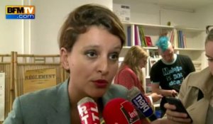 Najat Vallaud-Belkacem présente le site du gouvernement sur l'IVG - 28/09