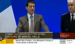 Forbach : Valls se défend d'être "en tournée" personnelle