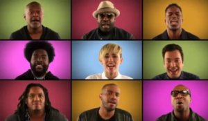 We Can't Stop A Cappella version with Jimmy Fallon, Miley Cyrus & The Roots