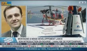Introduction en bourse de montagne & neige développement: Vincent Le Sann dans Intégrale Bourse - 07/10