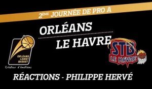 Réaction de Philippe Hervé - J02 - Orléans reçoit Le Havre