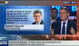 BFM Politique: L'interview de BFM Business, Vincent Peillon répond aux questions de Christophe Ono-dit-Biot  - 13/10 4/7
