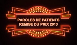 Lauréat 2013 - Prix Paroles de Patients