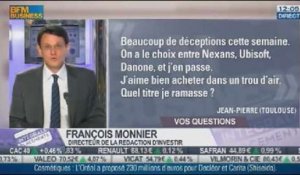Les Réponses de François Monnier aux questions des auditeurs, dans Intégrale Placements - 18/10