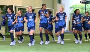 Equipe de France Féminine : séance de décrassage avec les Bleues