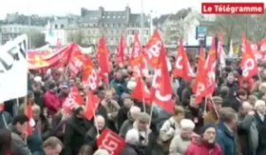 Quimper (29). Plus de 10.000 manifestants