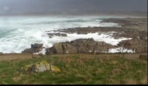 Coup de vent. ça souffle fort dans le Sud-Finistère