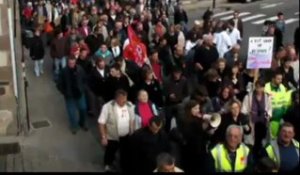 Morlaix (29). Un défilé dans les rues et le TGV bloqué