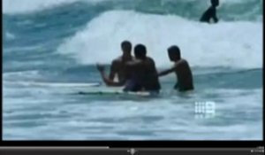 Surf. Les images amateures de la bagarre de Florès