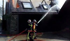 Morlaix : incendie dans une maison d'habitation près de la gare