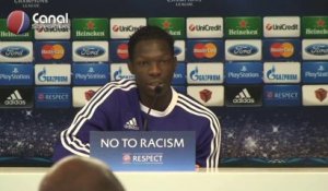 Anderlecht : PSG - La conférence de presse de N'Sakala