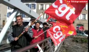 Châteaulin. Environ 150 manifestants défilent pour le 1er-Mai