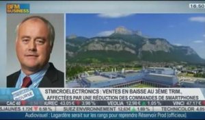 STMicro prévoit une croissance stable au prochain trimestre, Jean-Marc Chery, dans Intégrale Bourse - 23/10