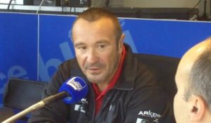 Lalou Roucayrol au départ de la Transat Jacques Vabre 2013