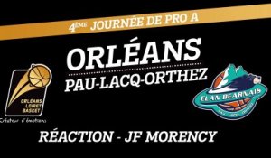Réaction de Jean-Frédéric Morency - J04 - Orléans reçoit Pau-Lacq-Orthez