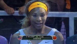 Masters - Le trophée pour Serena Williams