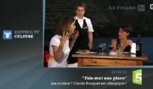 Zapping TV : la bourde d'Alessandra Sublet face à Carole Bouquet