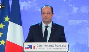 François Hollande annonce la libération des otages d'Arlit