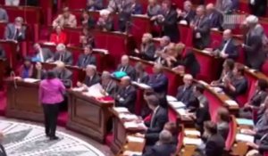 Ayrault condamne le racisme envers Taubira, les députés PS debout