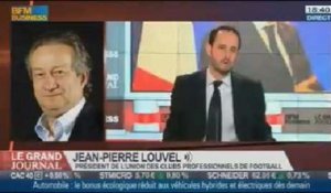 Jean-Pierre Louvel, président de l'union des clubs professionnels de football dans Le Grand Journal - 31/10 3/4