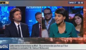 BFM Politique: L'interview de Najat Vallaud-Belkacem par Christophe Ono-dit-Biot du Point - 03/11