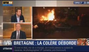 Le Soir BFM: Crise bretonne: la colère déborde - 04/11 3/4