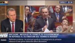 Le Soir BFM: Crise bretonne: le gouvernement durcit le ton - 06/11 1/4