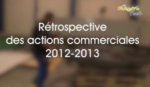 Rétrospective des actions commerciales 2012-2013
