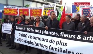 Carhaix. Les horticulteurs manifestent contre la hausse de TVA