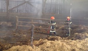 Début d'incendie à Quemperven