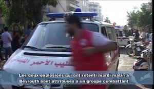 Le sanglant attentat de Beyrouth revendiqué par un groupe islamiste
