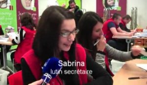 Sabrina, secrétaire - lutin du Père Noël