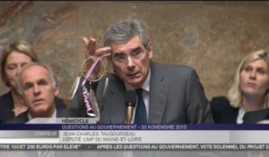 Le député Taugourdeau brandit un "attrape-rêve" dans l'hémiycle destiné à Jean-Marc Ayrault